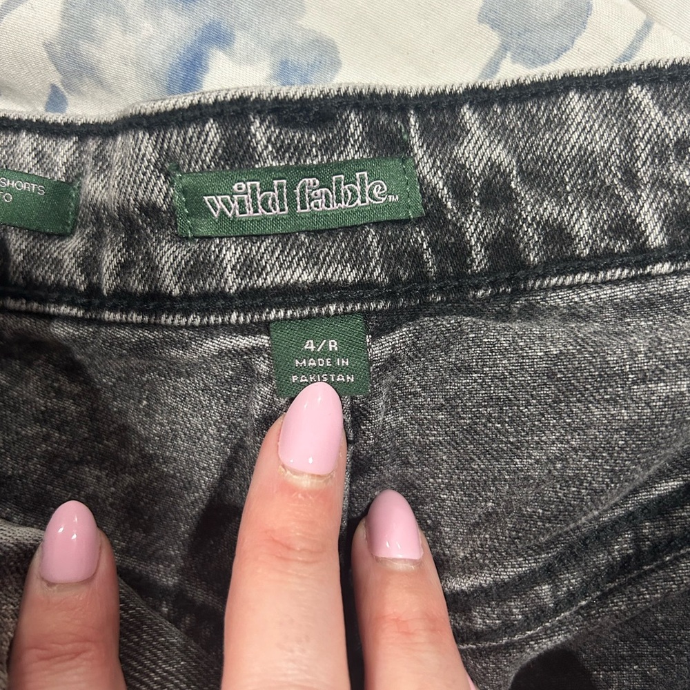 Wild Fable Gray Denim Shorts